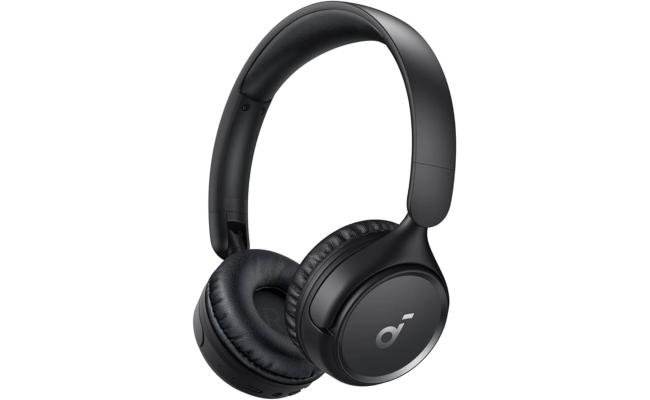 Anker Soundcore H30i Wireless On-Ear Headphones, Foldable Design, Pure Bass, 70H Playtime, Bluetooth 5.3, Lightweight and Comfortable, Black